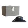 Storage Box Carrying Case Foldable Combination Lock Bin with Support for Salon Comic