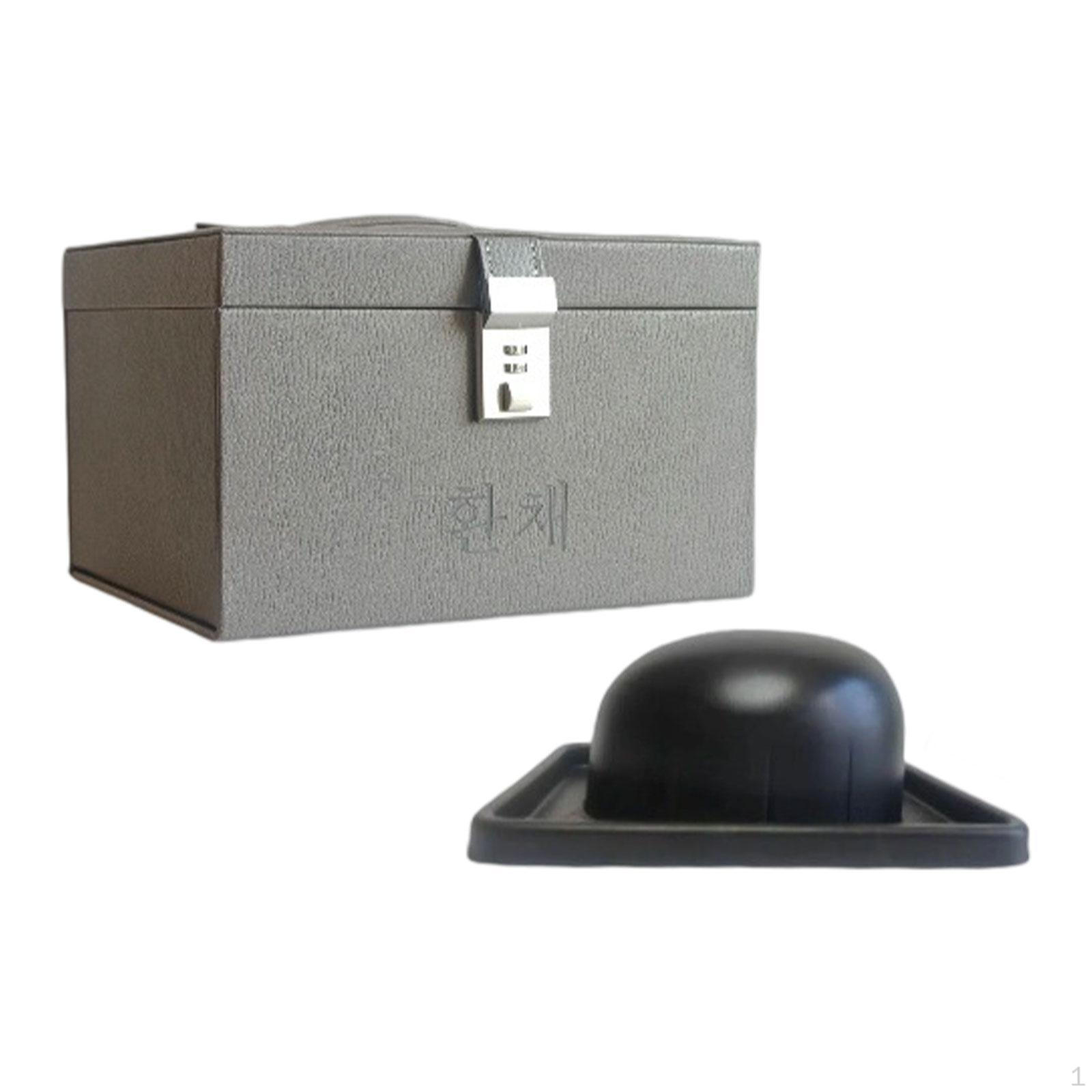 

Storage Box Carrying Case Foldable Combination Lock Bin with Support for Salon Comic