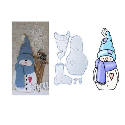 Christmas Cartoon Snowman Metal Cut Dies Stencils For Scrapbooking /Photo Album Decorative Embossing DIY Paper Cards