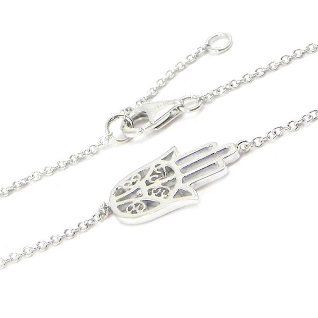 Les Trésors De Lily [I4009] - Silver Bracelet 'Fatma' Silver (rhodium-plated) - 17x11 Mm