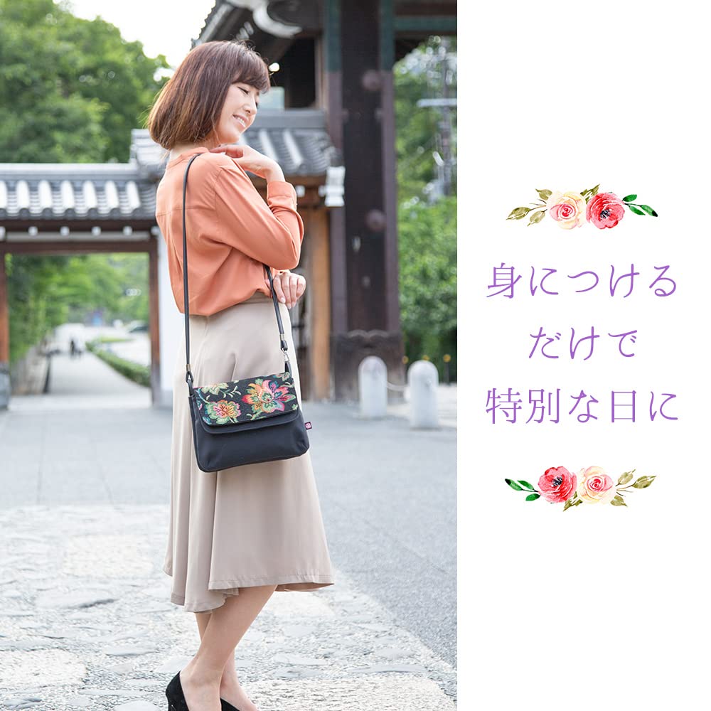 Shoulder Crossbody Made in Japanese Gobelin Weave Birthday [crearekiki] Women's Bag, Bag, Small, Lightweight, Japan, Style, Pochette, Macaron, 2way,