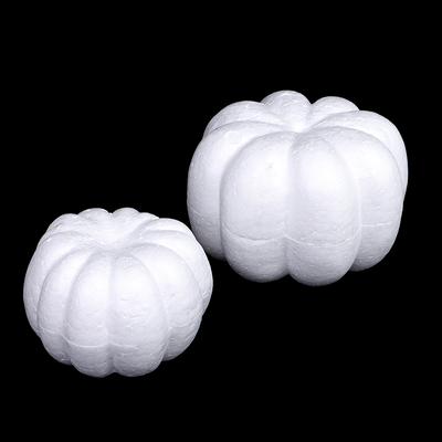 Foam Pumpkin White Blank Halloween Christmas Simulation Pumpkin Atificial