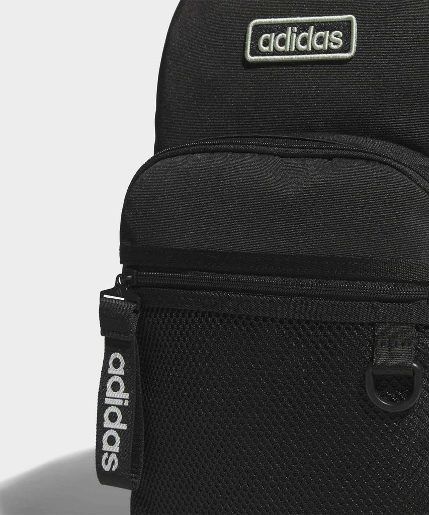 adidas Back To School Backpack Linear Logo - Black:Light Green / Ke7430