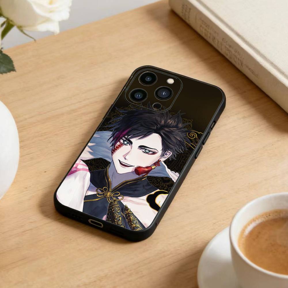 D-Record of Ragnarok Anime Phone Case For iPhone 17 16 15 14 13 12 Max Plus Silicone Black Cover