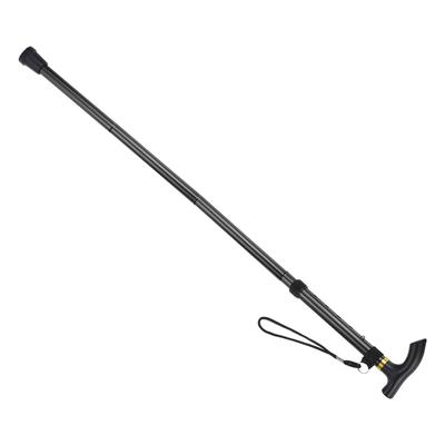 METERXITY Trekking Poles - Foldable Hiking Walking Sticks, Telescoping & Folding, Unisex, Walking & Backpacking (33-37"), Black