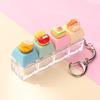 Mechanical Keyboard Clicker Toy Keyring Finger Button Finger Press Keycap Keychain  Sensory Toys