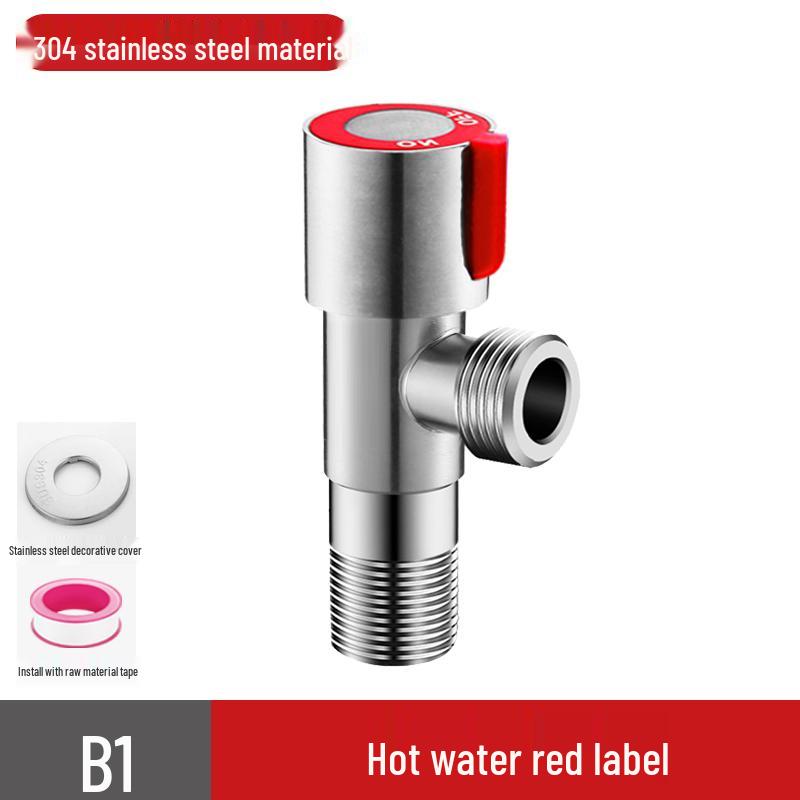304 Stainless Steel Angle Valve for Hot and Cold Water Heater and Toilet Tap