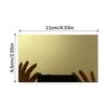 Premium Stainless Steel Car Sun Visors Mirror Shatterproof Design Adhesive Installation Universal for Vehicles