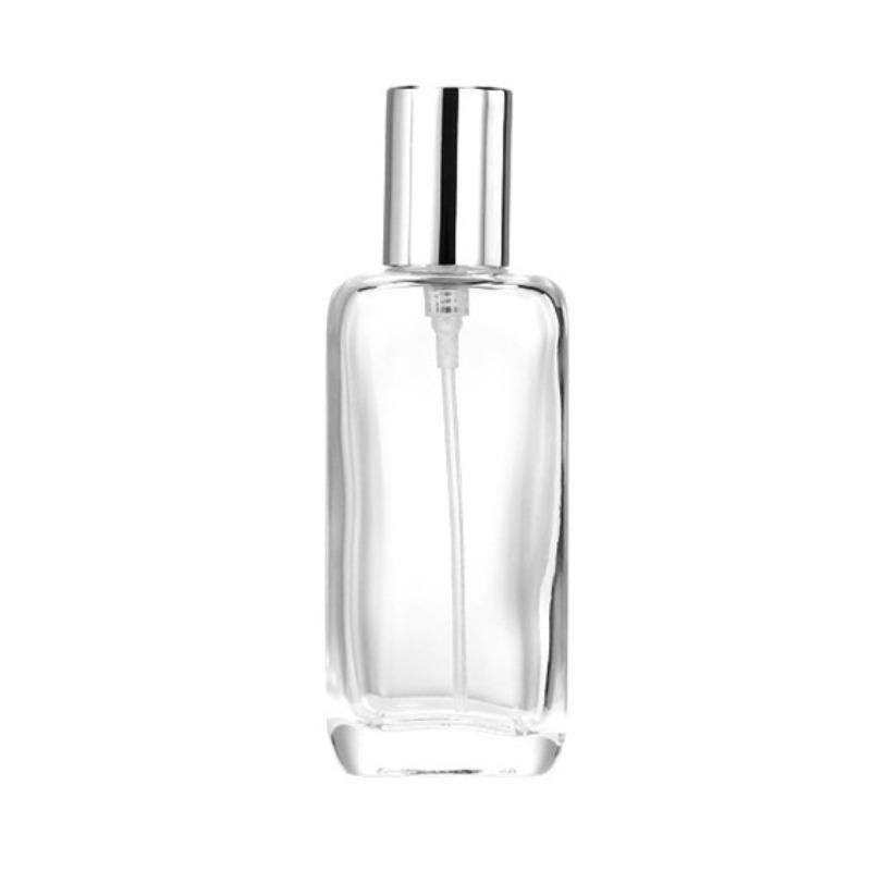 1set Perfume Glass Dispenser Bottle with Removable Screw Nozzle, Large Capacity Bottle, Portable Spray Replenishing Water Filling Bottle