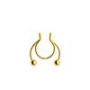 Women Fake Piercing Nose Ring Hoop Septum Piercing Nose Clip Rock HipHoop Stainless Steel Magnet Fashion Body Jewelry