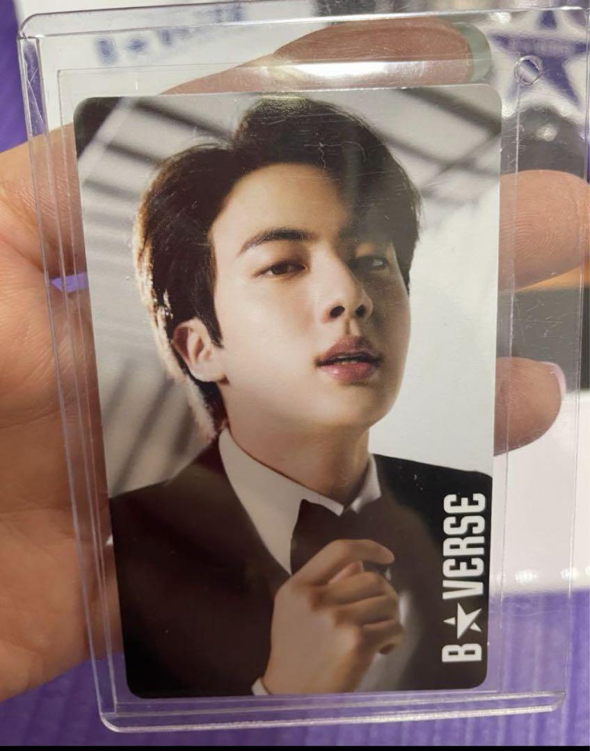 

[USED] Price reduction BVERSE Terada Warehouse Trading Card Clear File BTS JIN