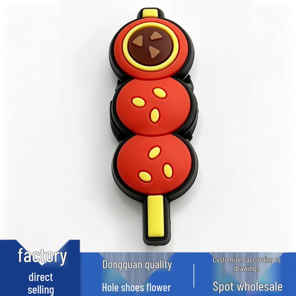 New Crocs Flower Charms: Cute, Versatile PVC Food Series Buckles for Crocs Shoe Decorations