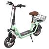 iScooter i12 Electric Scooter with Seat & Rear Basket, 500W Motor, 36V 7.5Ah Battery, 12-inch Pneumatic Tire