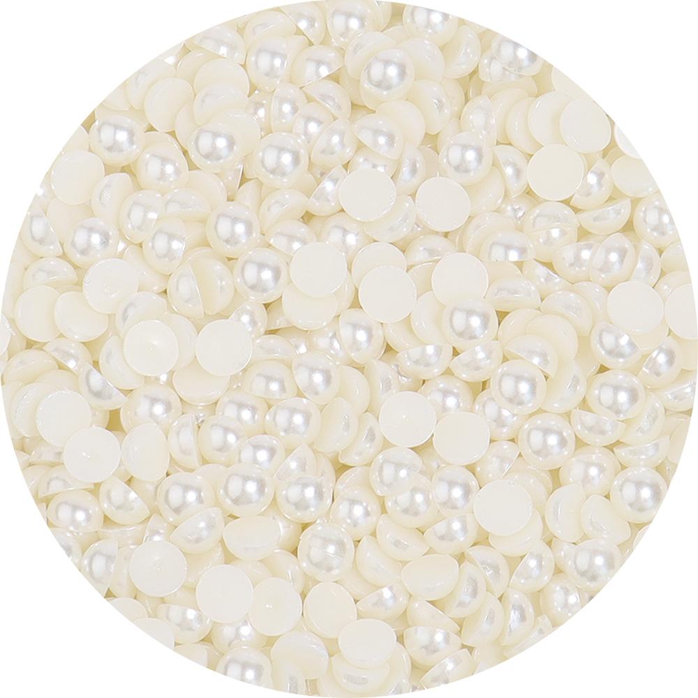 2/3/4/5/6/8/10/12/14mm Multicolor ABS Imitation Pearl Beads Half Round Flatback Beads For Nail Art DIY Jewelry Findings Making