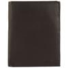 Wallet - EXCELLANC - Yafouz - Genuine Leather - Dark Brown - 9 Card Slots