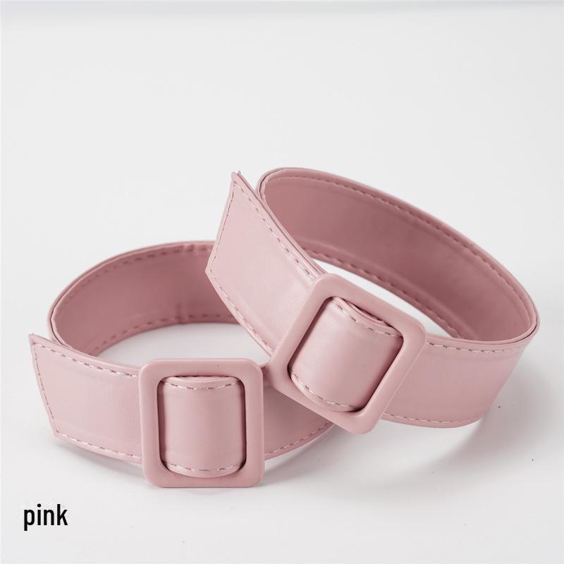 

Женская мягкая кожаная ветровка с манжетами и ремешками - шнуровка, декоративный тканевый аксессуар Below 60cm