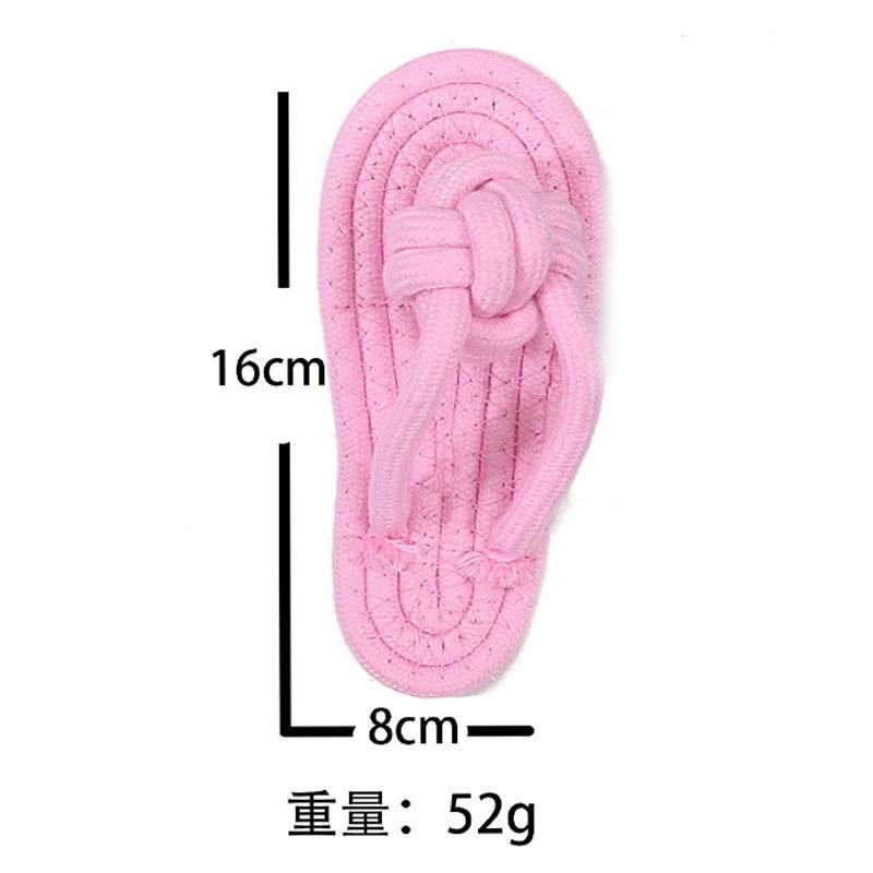 Q Dog Knot Toys Medium and Large Dog Molar Cotton Rope Pet Toys Bite-resistant Teeth Cleaning Dog Toys