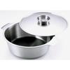 Yoshikawa Luxury Stainless Steel Shabu-Shabu Pot, 26cm, SJ1678