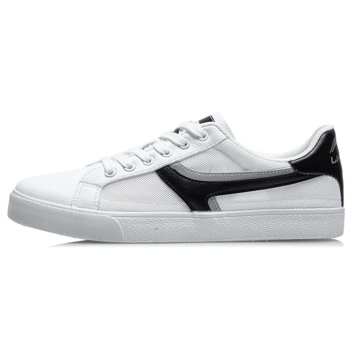 Li-Ning Vintage Skate Shoes White Black Men s AGCR395-1 EU 44⅓