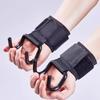 2 Pezzi Ganci per Sollevamento Pesi con Supporto per Polsi Fasce da Polso Gancio per Mano Palestra Cinturino da Polso Gancio Fitness Cinturino per Pesi Trazioni Guanti Power Lift