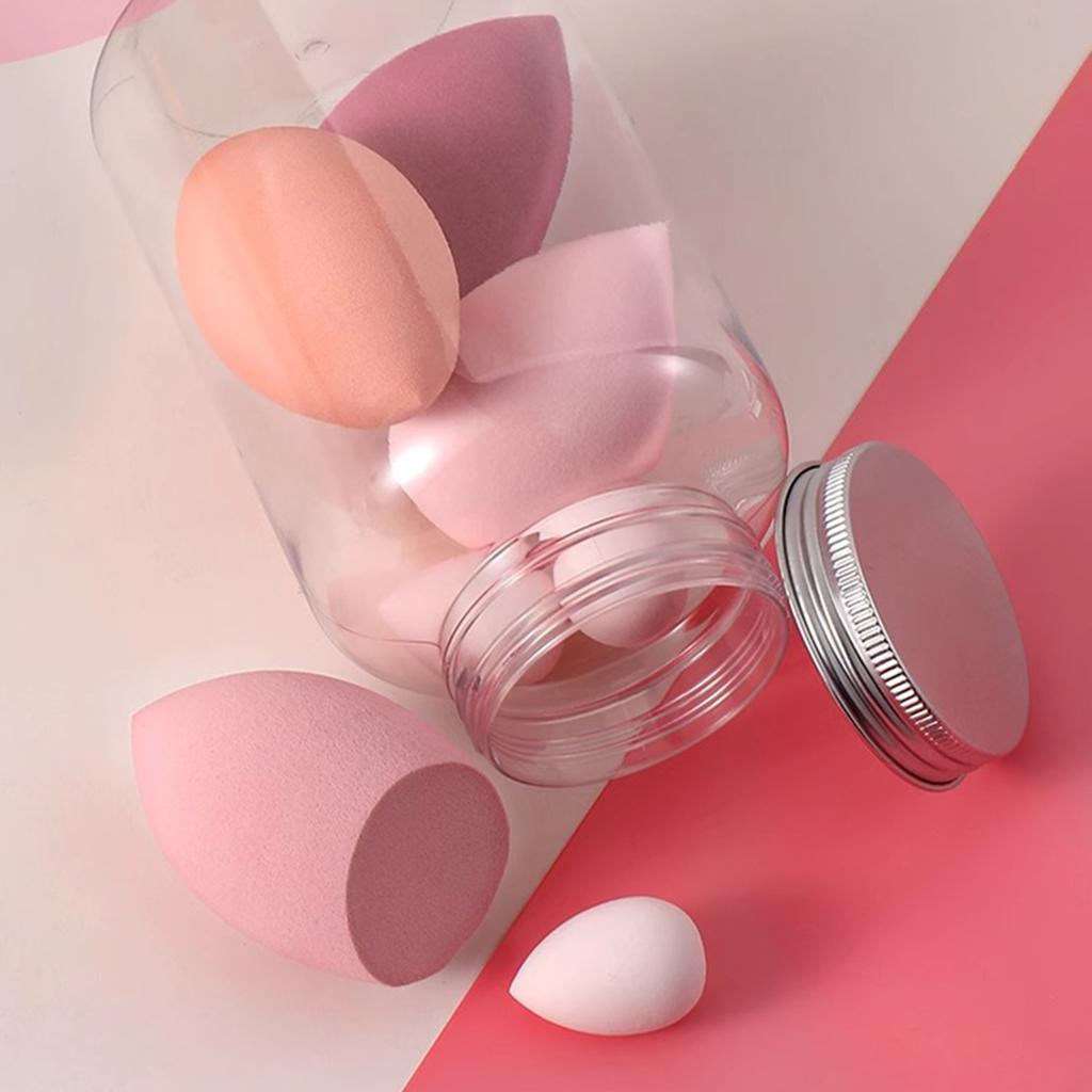 14Pcs Makeup Sponge Set Hydrophilic Polyurethane Pink Purple Brown Orange Black