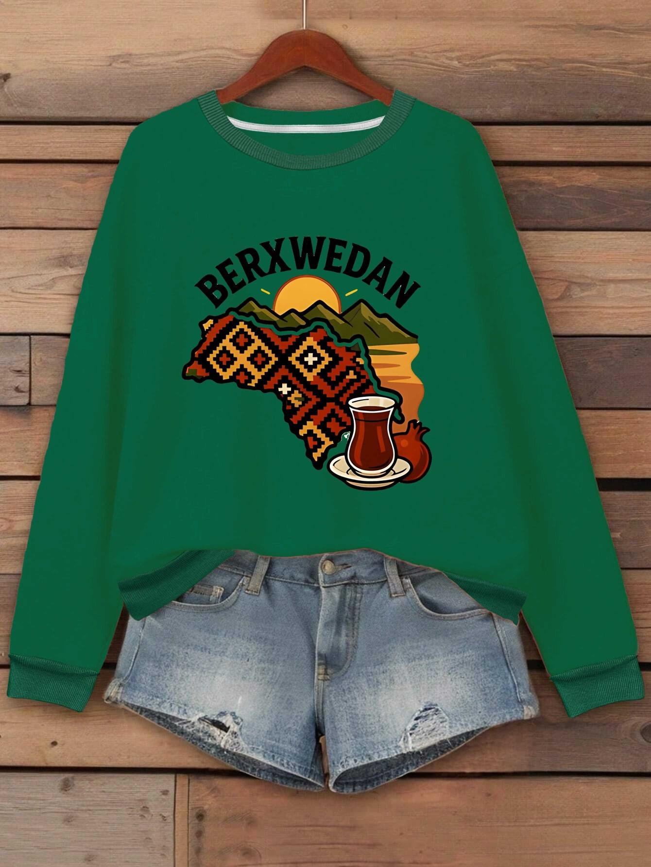 

Женское худи с принтом – Стильная и удобная повседневная одежда XXL зелёный