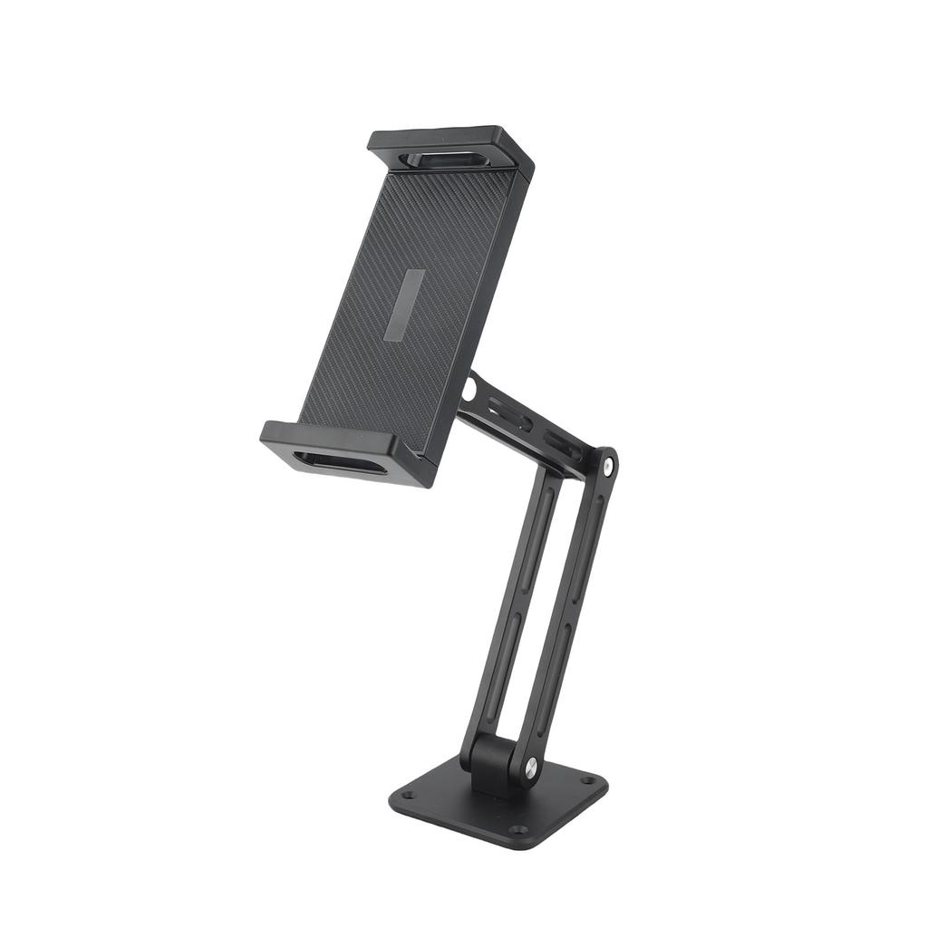 Suporte de Parede para Tablet Liga de Alumínio Ajustável Dobrável Suporte de Parede para Tablet para Telefones de 4 a 12,9 Polegadas e