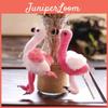 Charmante Flamingo-Plüschpuppe Ultra-weicher Kurzer Plüsch Rosa Vogel Geschenk