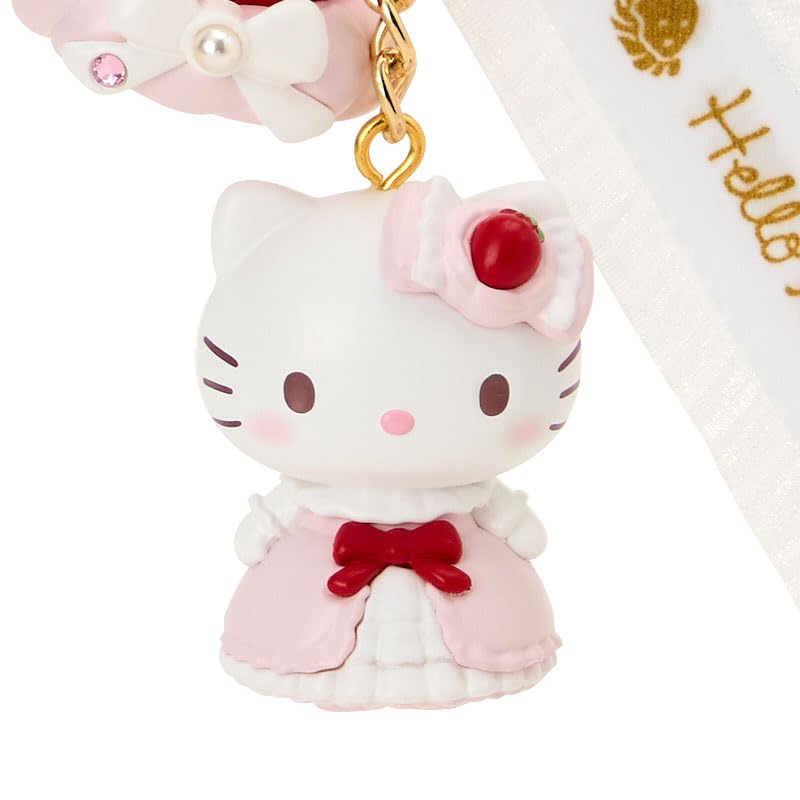 Sanrio Hello Kitty Strawberry Whipped Cake Keychain 284262