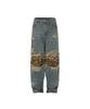 SURGERY Interposed Camo Section Denim Pants Blue