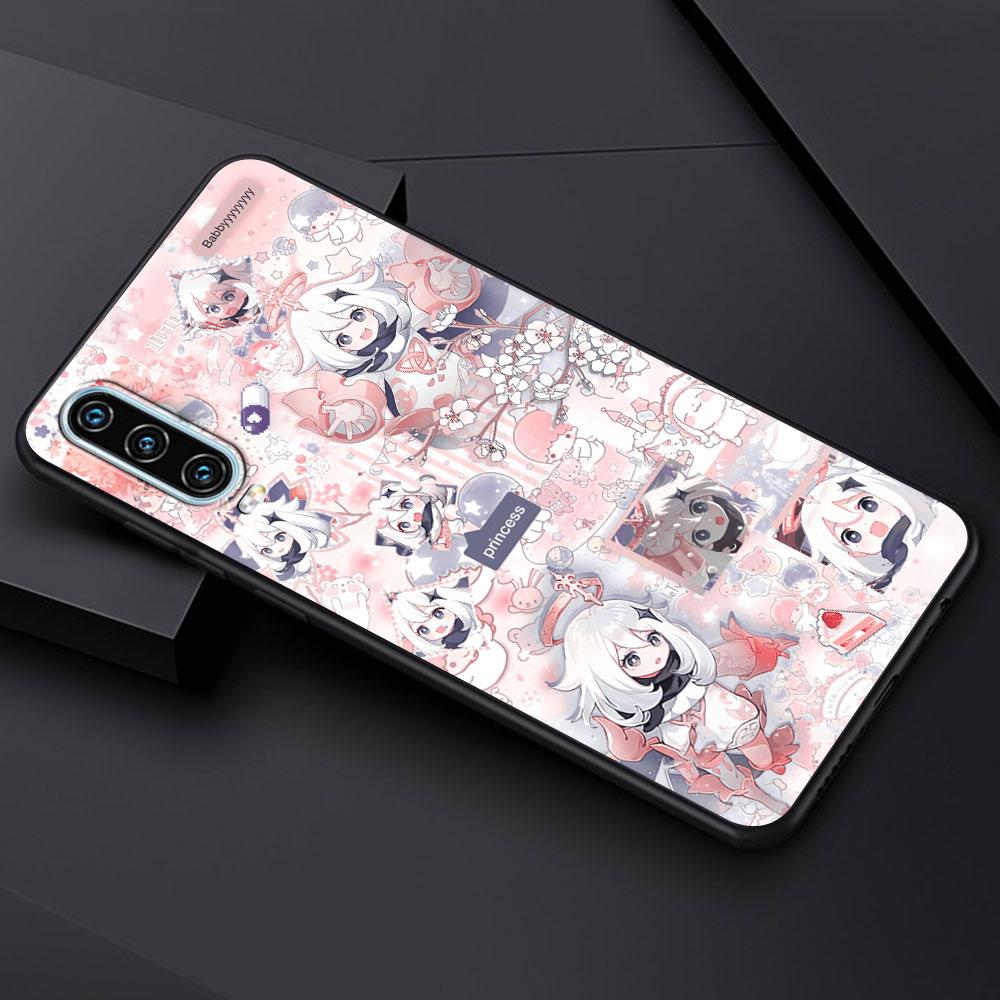 Genshin Impact Phone Case For Huawei P30 Lite P50 Pro P20 P40 Lite E P Smart Z 2021 Y6 Y7 Y9 2019 Y6p Y9s Y7a Silicone Cover