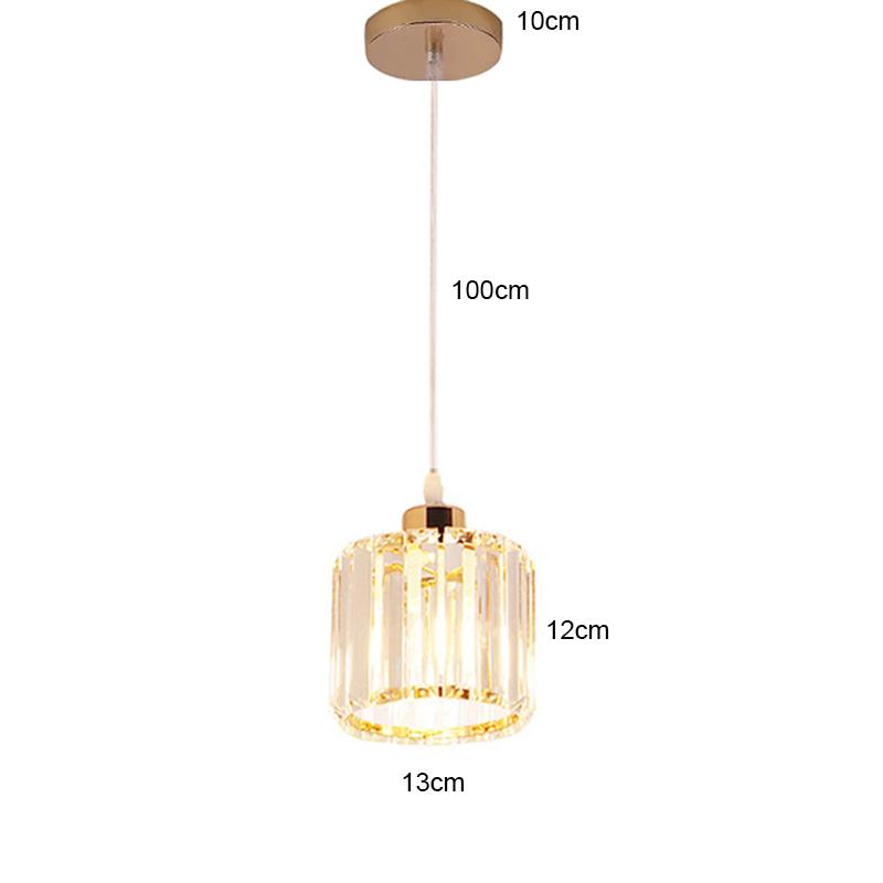 Crystal Ceiling Light Corridor Ceiling Lamp Luxury Balcony Aisle Foyer Kitchen Ceiling Pendant Light Hanging Chandelier Crystal