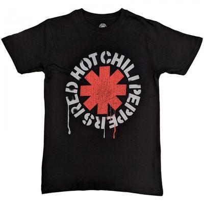 Red Hot Chilli Peppers Camiseta unissex com estêncil adulto