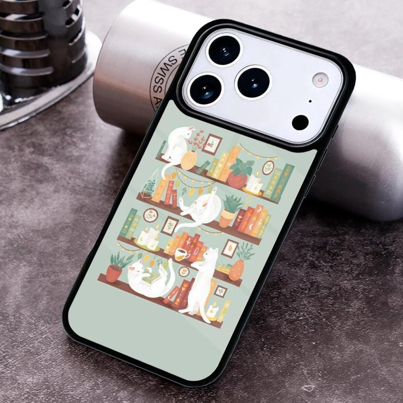 Cartoon Cats Phone Case For iPhone 17 16 15 14 13 12 11 Pro Max Plus 17Air Soft Silicone Cover