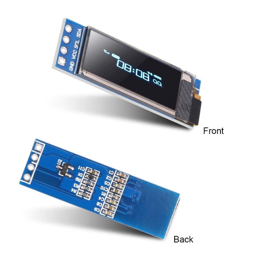 0.91 Inch 6Pin IIC I2C SPI Interface OLED White LCD Display Module 0.91" Drive SSD136 Board For Arduino Raspberry Pi SMT32