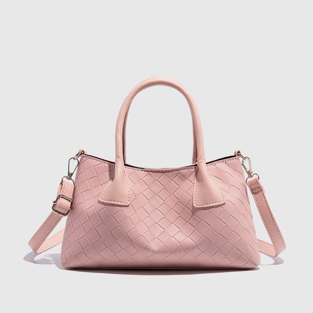 INS Japanese and Korean Niche High-End Crossbody Woven Bag Vacation Style Handheld Basket Bag Fashion Tote Bag for Women