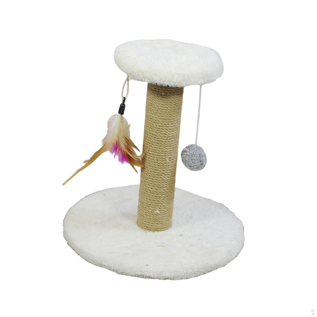 Cat Scratching Post: Sisal Rope Scratcher for Small Pets