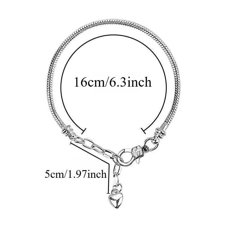 Trendy Red Monster Flower Charm Bracelet 925 Silver Adjustable Hypoallergenic Diy Fine Jewelry