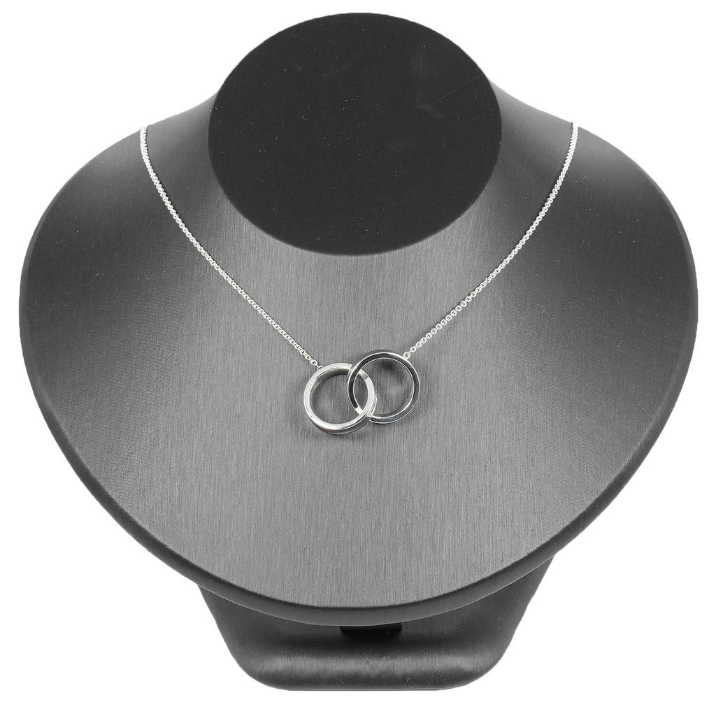 TIFFANY&Co. Collier Cercle Entrelacé 1837 Argent925 10.2g Femmes Occasion