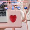 Cute Heart-Shaped Bluetooth Wireless Mouse, 2.4GHz and USB Compatible, Compact, Lightweight, Portable for Women and Kids, Compatible with iOS,