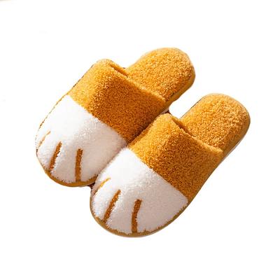 Towel Fabric Y Indoor Shoes Slippers Cute Paw Fluffy Stylish Stylish Cute Cute Cool Amazon Popular Adults Indoor Slippers Room Shoes Lightweight Light