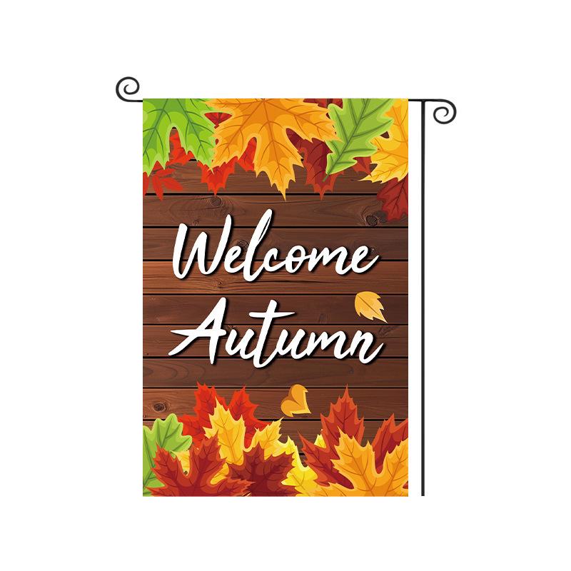 Thanksgiving Pumpkin Harvest Garden Flag for Outdoor Autumn Decor