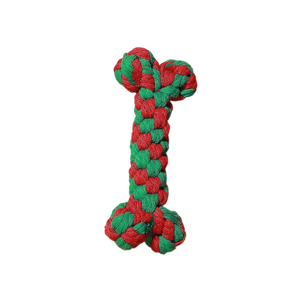 Dog Toys,  Cotton Rope Chew-resistant, Christmas Series Pet Toys, Chew-resistant Teething Interactive, Boredom-relieving Dog Toys.