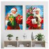 Happy New Year Christmas Series Canvas Painting Santa Lantern Posters and Prints Modern Wall Art Picture Bedroom Decoration