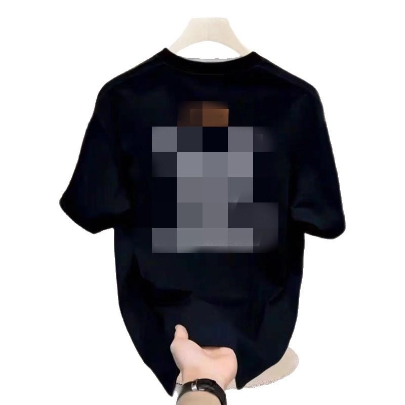 Trendy Brand Short-Sleeved Pure Cotton Men'S Printed T-Shirt Trendy Men'S And Women'S Versatile Round Neck T-Shirt Men'S