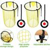 4Pcs Kids Football Goal Target & Training Net Portable Accessory Easy Attach Strap for Beginners To