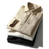 Japan fashion Retro Waffle Seersucker Long sleeve Shirts Men's 2024 New Spring and Autumn Foreign Trade Men's Casual Shirt