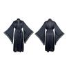 New Satin Pajamas Women's Lace Light Luxury Long-sleeved Cool Nightgown Bathrobe Women's Clothing