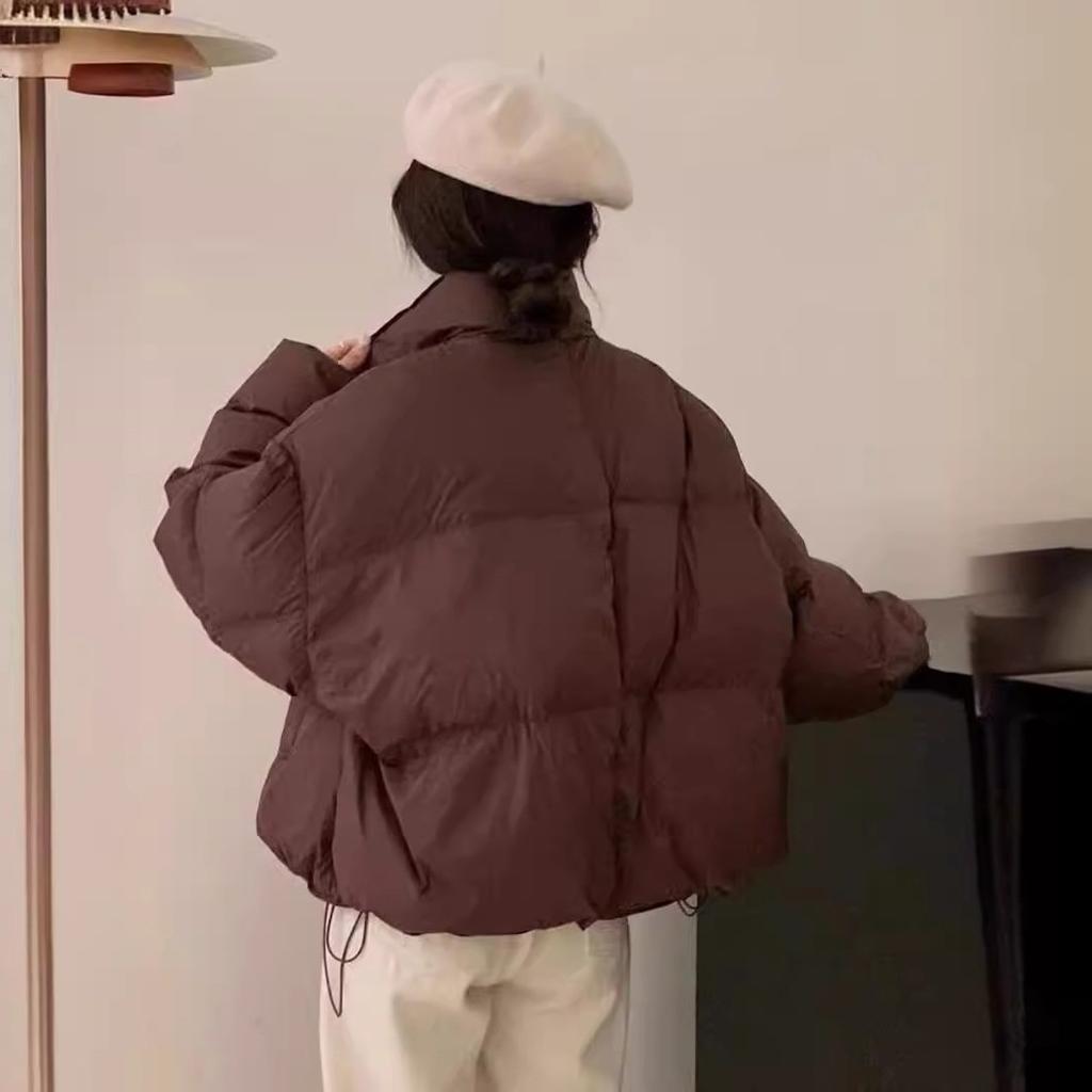 Damenjacke Winterkragen Kurze Baumwollmäntel Bequeme und jugendliche weibliche verdickte Baumwolljacke Oberbekleidung