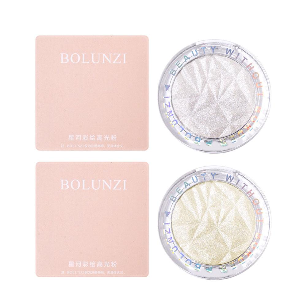 BOLUNZI Small Highlighting Face Natural Brightening Sleeping Silkworm Shining Powder Makeup Fin L5O2